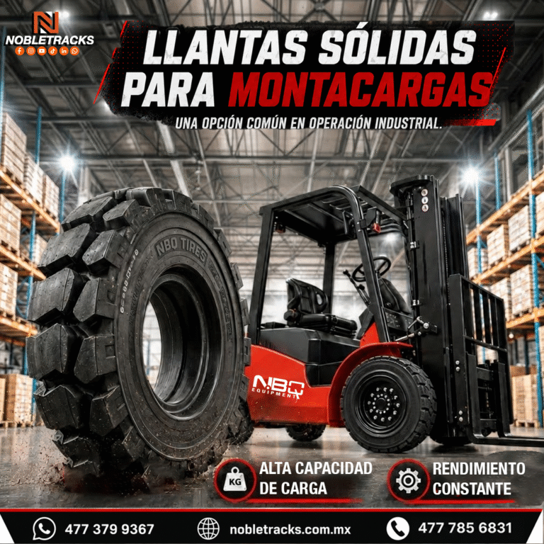 Llantas sólidas para montacargas Nobletracks