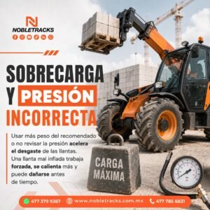 Sobrecarga en llantas para construcción Nobletracks