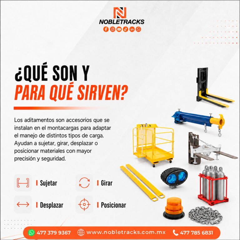 Qué son y para qué sirven los aditamentos para montacargas