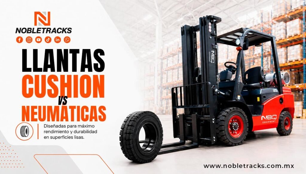 Llantas cushion vs llantas neumáticas Nobletracks